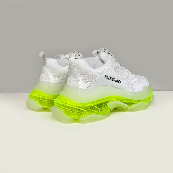 Giày Balenciaga Triple S 'White Fluo Yellow' 541624 W2FR1 9073 - Ảnh 3