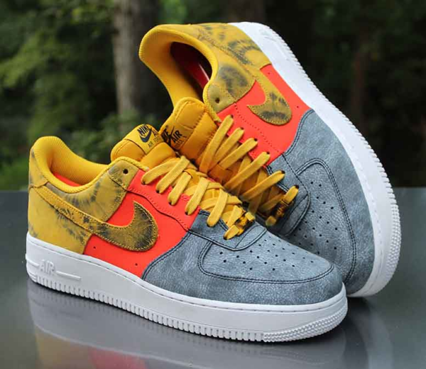 Giày Nike Air Force 1 '07 LV8 'Dark Sulphur Tie-Dye' CZ0337-700 - Ảnh 4