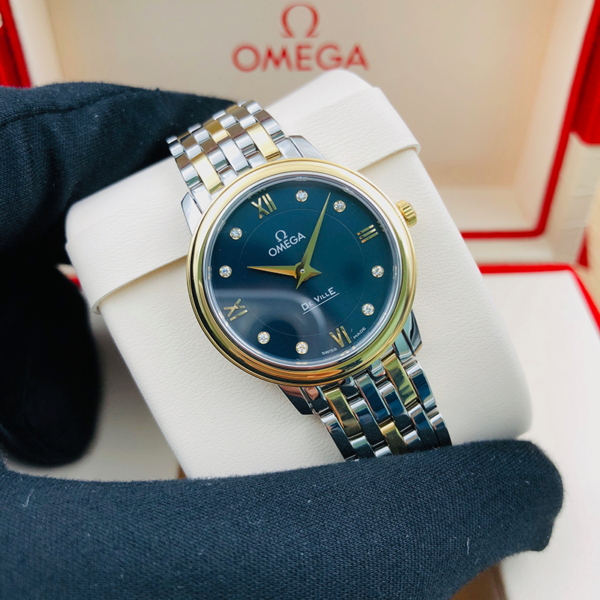 Đồng Hồ Omega De Ville Prestige 'Silver Gold' 424-20-27-60-53-002 - Ảnh 2