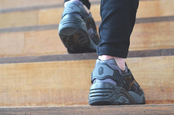Giày Puma A Bathing Ape x Disc Blaze 'Black Camo' 358846-02 - Ảnh 2
