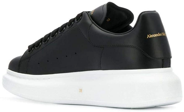 Giày Alexander McQueen Wmns Oversized Sneaker 'Black' 553770-WHGP0-1000 - Ảnh 5