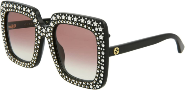 Kính Gucci Red Gradient Square 'Black' GG0148S-005-53 - Ảnh 2