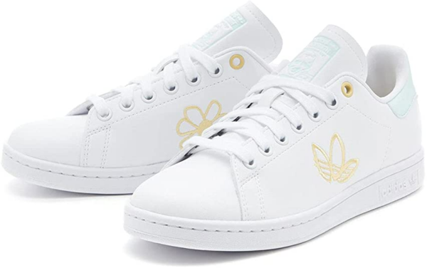 Giày Adidas Stan Smith W 'White Mint Gold' GZ7058 - Ảnh 4