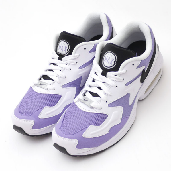 Giày Nike Air Max 2 Light Wmns 'White Violet' AO3195-100 - Ảnh 2