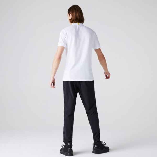 Áo Lacoste Men's Organic Cotton Pique Polo Shirt Big Logo PH6286-6PE - Ảnh 3