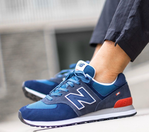Giày New Balance 574 'Navy Black' ML574EAE - Ảnh 4