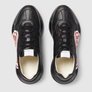 Alternative view of Giày Gucci Rhyton Print 'Black' 523609-DRW00-1000