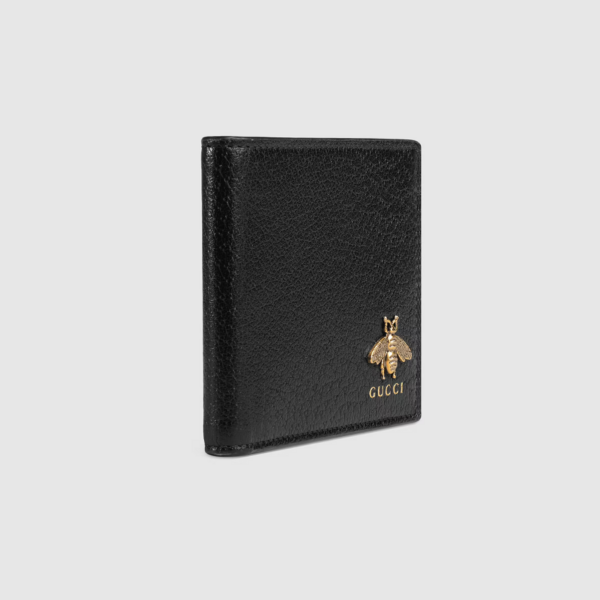 Ví Gucci Leather Animalier 'Black' 523664-DJ20T-1000 - Ảnh 2
