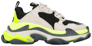 Giày Balenciaga Triple S Trainer Grey Yellow Fluo 524039-W09OH-1293