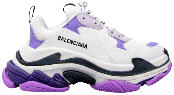 Giày Balenciaga Triple S Sneaker White Lilac 524039-W09OM-9055