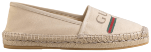 Giày Gucci Wmns Logo Canvas Espadrilles 'Off White' 525882-9SJ10-9074