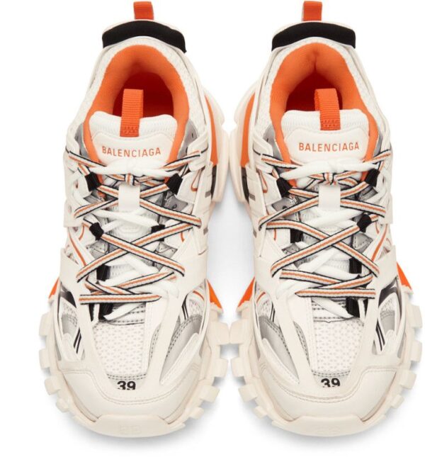 Giày Balenciaga Wmns Track Trainer 'White Orange' 542436-W1GB1-9059 - Ảnh 2