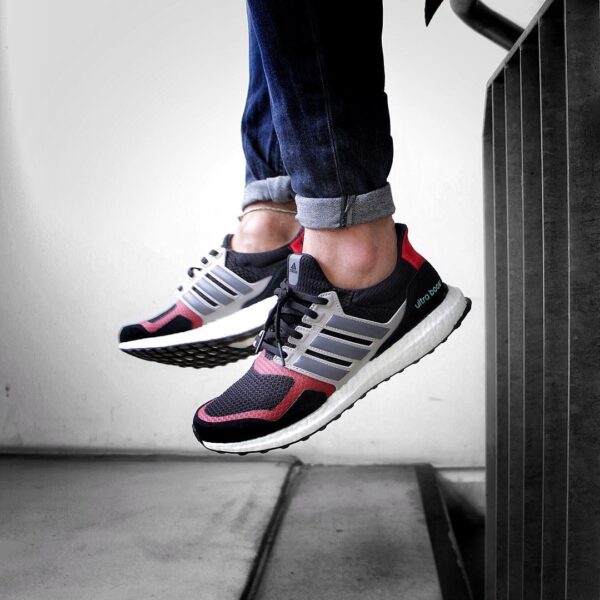 Giày Adidas Ultra Boost S&L 'Black Red Blue' EF1360 - Ảnh 4