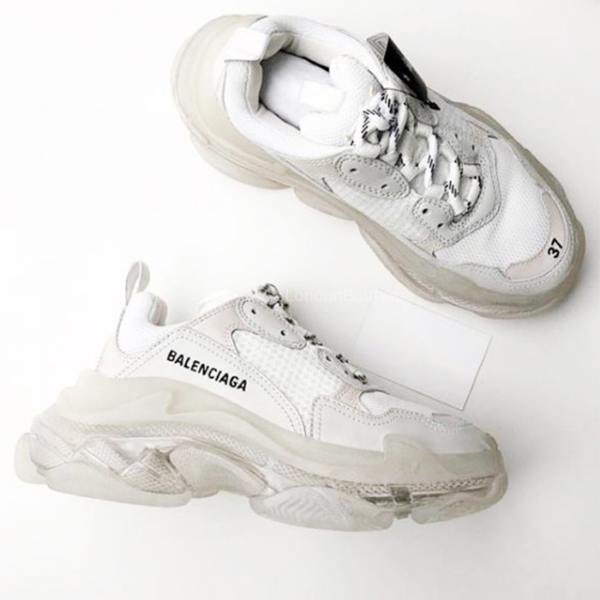 Giày Balenciaga Wmns Triple S 'White Clear Sole' 544351-W09E1-9000 - Ảnh 2