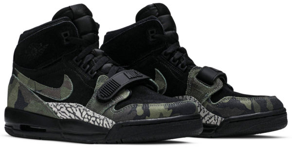 Giày Nike Jordan Legacy 312 GS 'Black Camo Green' AT4040-003 - Ảnh 4