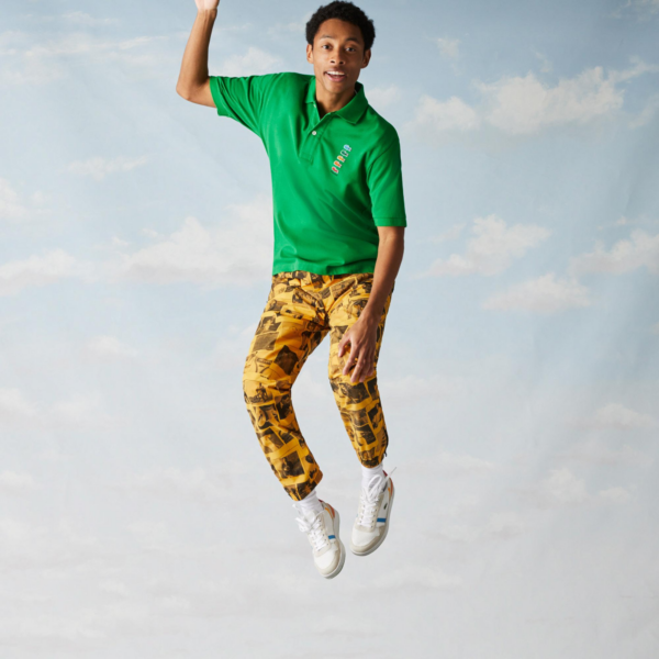 Áo Lacoste x Polaroid Men’s Coloured Crocodiles 'Green' Polo Shirt PH2081-LUU - Ảnh 5