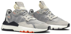 Alternative view of Giày Adidas Nite Jogger J Grey Orange DB2808