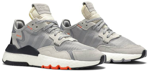Giày Adidas Nite Jogger J Grey Orange DB2808 - Ảnh 2