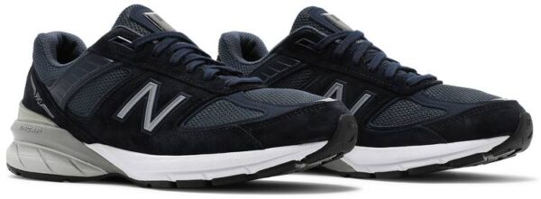 Giày New Balance Wmns 990 Made in USA 'Navy Silver' W990NV5 - Ảnh 2