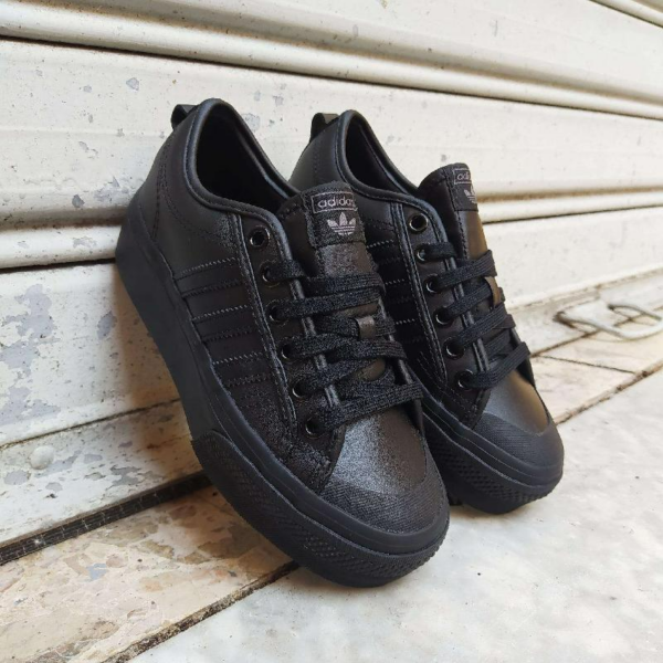 Giày Adidas Wmns Nizza Platform 'Triple Black' FW0266 - Ảnh 5