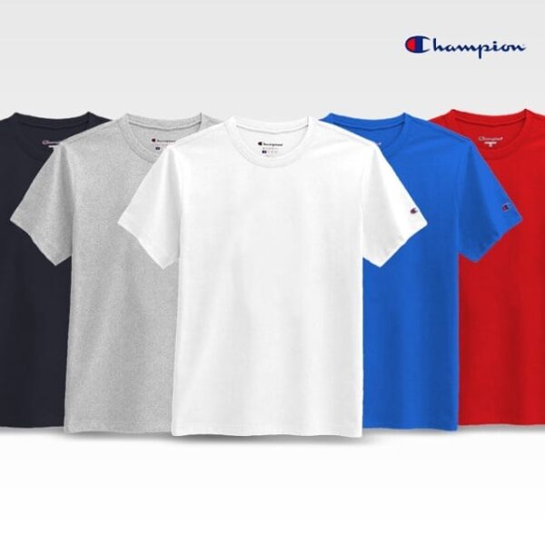 Áo Champion T425-Basic Tee White - Ảnh 3