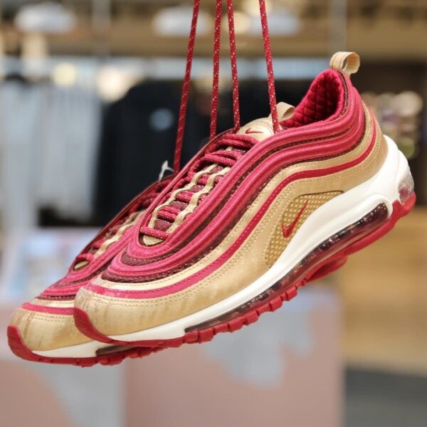 Giày Nike Air Max 97 QS GS 'Noble Red' BQ4429-600 - Ảnh 5
