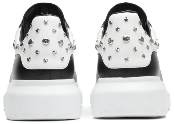 Giày Alexander McQueen Studded Oversized Sneaker 'White Black' 553776-WHGP5-1070 - Ảnh 6