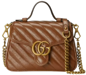 Túi Gucci GG Marmont Mini Top Handle Bag Brown 583571-0OLFT-2535