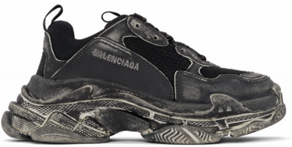 Giày Balenciaga Triple S 'Faded Black' 524039-W3CN3-1000
