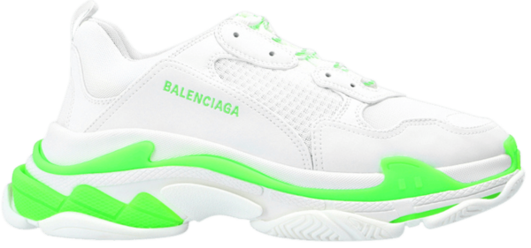 Giày Balenciaga Triple S Sneaker 'White Fluo Green' 536737 W2CA3 3890