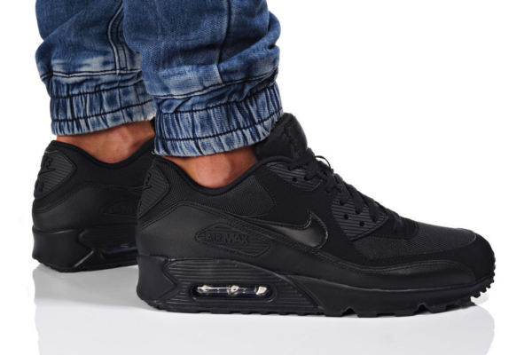 Giày Nike Air Max 90 Essential 'Triple Black' 537384-090 - Ảnh 2
