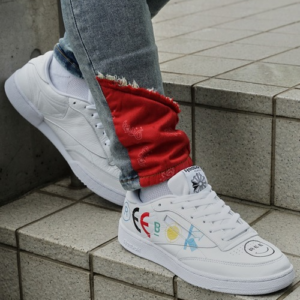 Alternative view of Giày Reebok BlackEyePatch x Club C 85 'White' FY3073