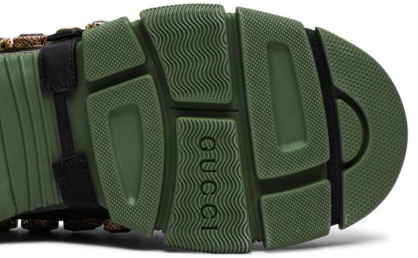 Giày Gucci Wmns Flashtrek Crystals 'Green' 537355-GGZ30-1261 - Ảnh 6