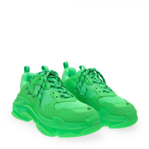 Giày Balenciaga Triple S Sneaker 'Clear Sole Neon Green' 541624-W2CF1-3801 - Ảnh 6