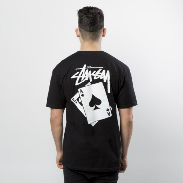 Áo Stussy "Black Jack" Tee Black - Ảnh 2