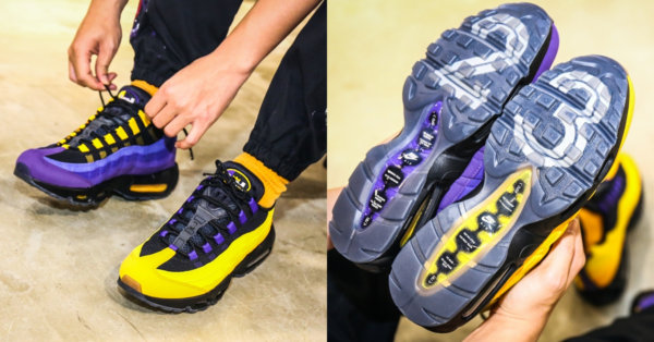 Giày Nike LeBron James x Air Max 95 NRG 'Lakers' CZ3624-001 - Ảnh 6
