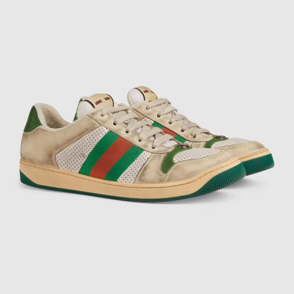 Giày Gucci Screener Distressed 'Green Orange' 546163-0YI20-9582 - Ảnh 5