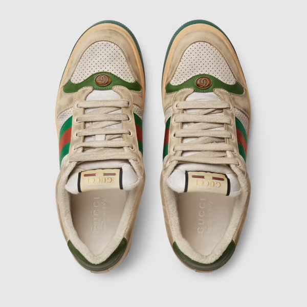 Giày Gucci Screener Distressed 'Green Orange' 546163-0YI20-9582 - Ảnh 4