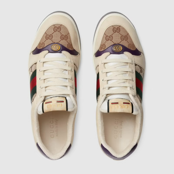 Giày Gucci Men's Screener sneaker 546551-HVKI0-9765 - Ảnh 4