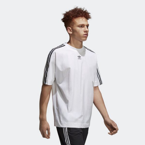 Áo Adidas Adicolor Warm Up Tee White CW1217 - Ảnh 4
