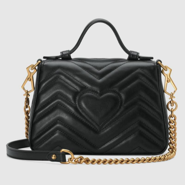 Túi Gucci GG Marmont Mini Top Handle Bag 547260 DTDIT 1000 - Ảnh 4