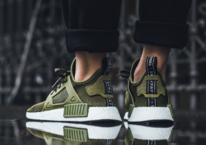 Alternative view of Giày Adidas NMD XR1 Primeknit 'Olive Cargo' S32217