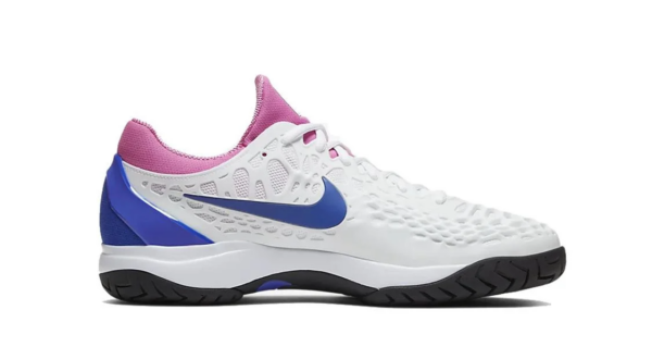 Giày Tennis Nike Zoom Cage 3 Hard Court 'White Blue Pink' 918193-107 - Ảnh 2