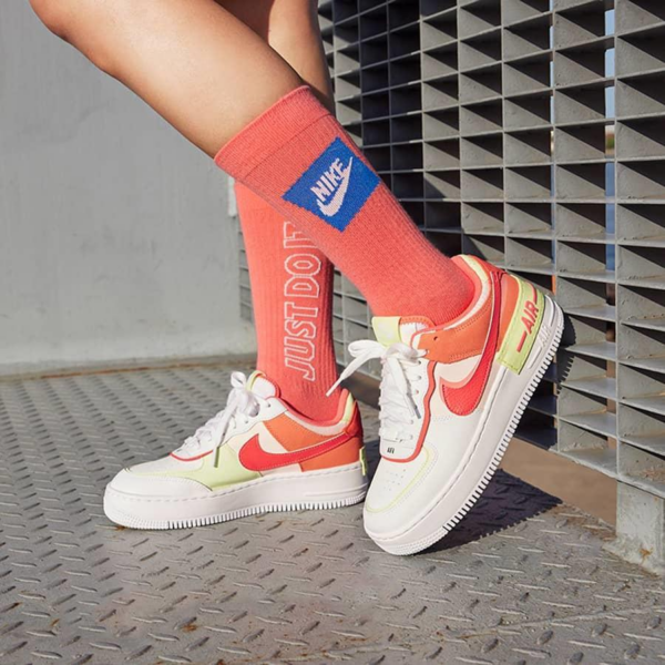 Giày Nike Wmns Air Force 1 Shadow 'White Magic Ember' CI0919-110 - Ảnh 3