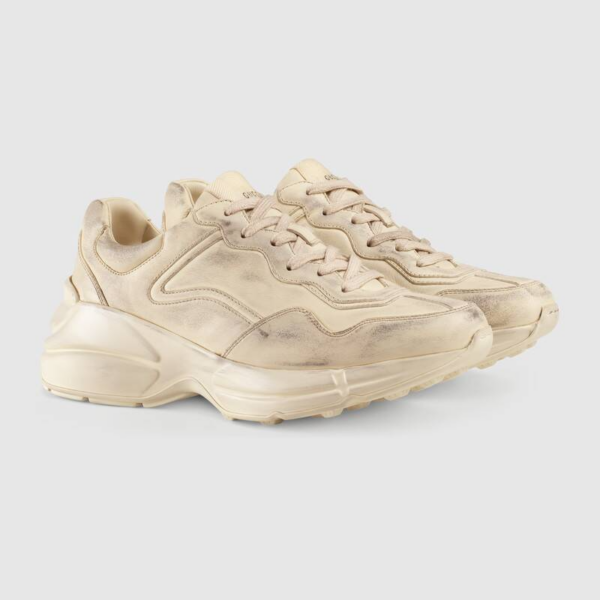 Giày Gucci Wmns Rhyton Distressed Ivory 550046-A9L00-9522 - Ảnh 3