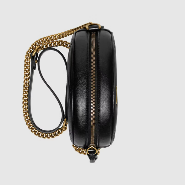 Túi Gucci  Marmont Mini Round Shoulder Bag 550154-0OLET-1000 - Ảnh 4