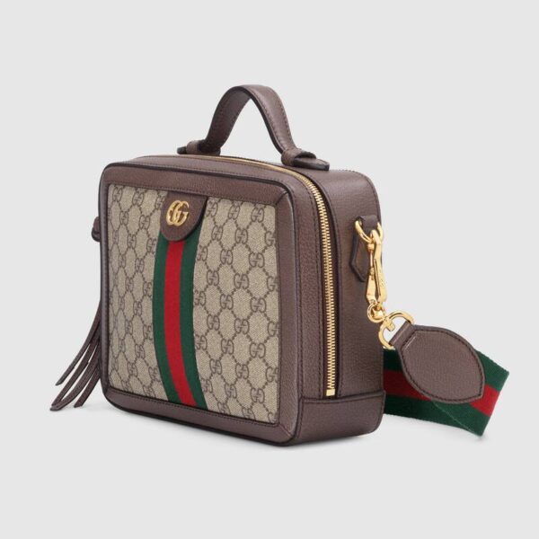 Túi Gucci GG Supreme Ophidia Small Shoulder Bag Beige 550622 K05NG 8745 - Ảnh 2