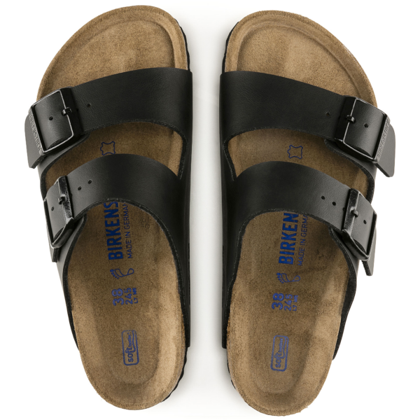 Dep Birkenstock Arizona Soft Footbed Birko Flor 'Black' 551253