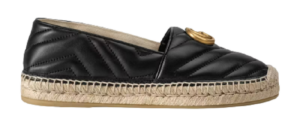 Giày Gucci Leather Espadrille With Double G 551890-BKO00-1000