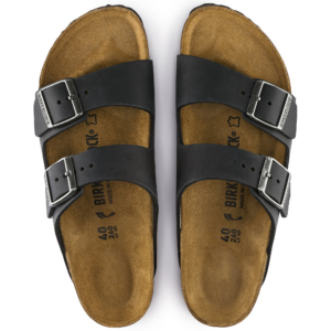 Dep Birkenstock Arizona Oiled Leather 'Black' 552113